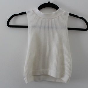 Ribbed crop top